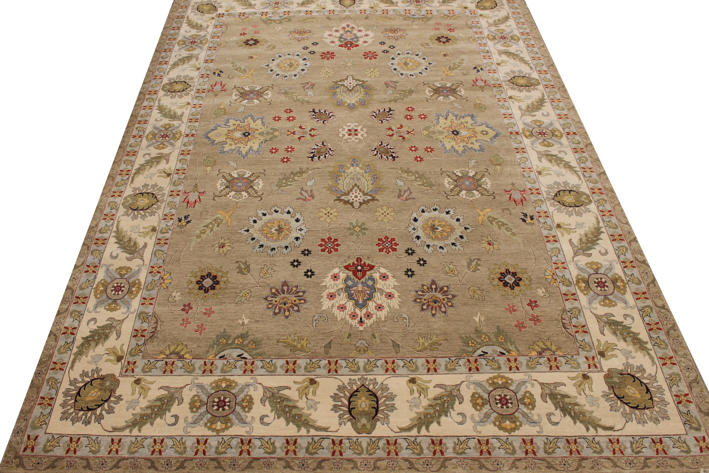 10x14 Traditional Hand Knotted Wool Area Rug - MR027976