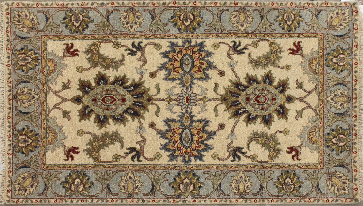2X4 Traditional Hand Knotted Wool Area Rug - MR027983