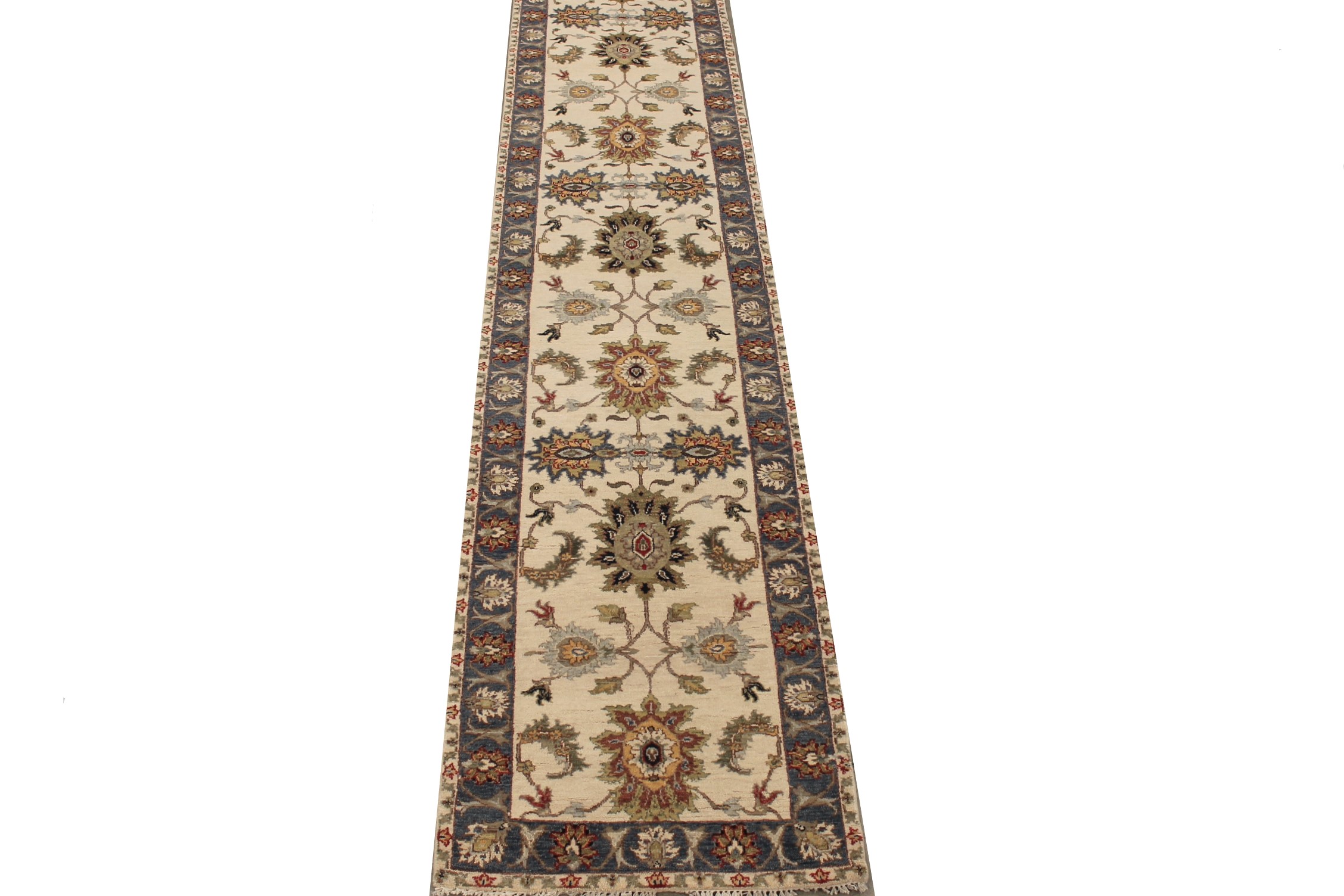 13 ft. & Longer Runner Traditional Hand Knotted Wool Area Rug - MR027990