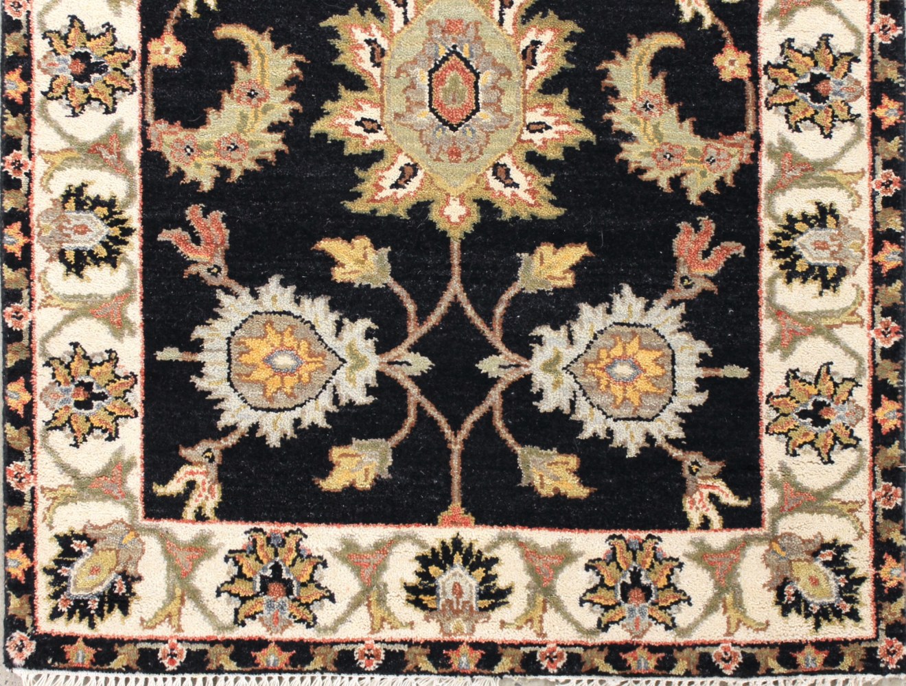 12 ft. Runner Traditional Hand Knotted Wool Area Rug - MR027996