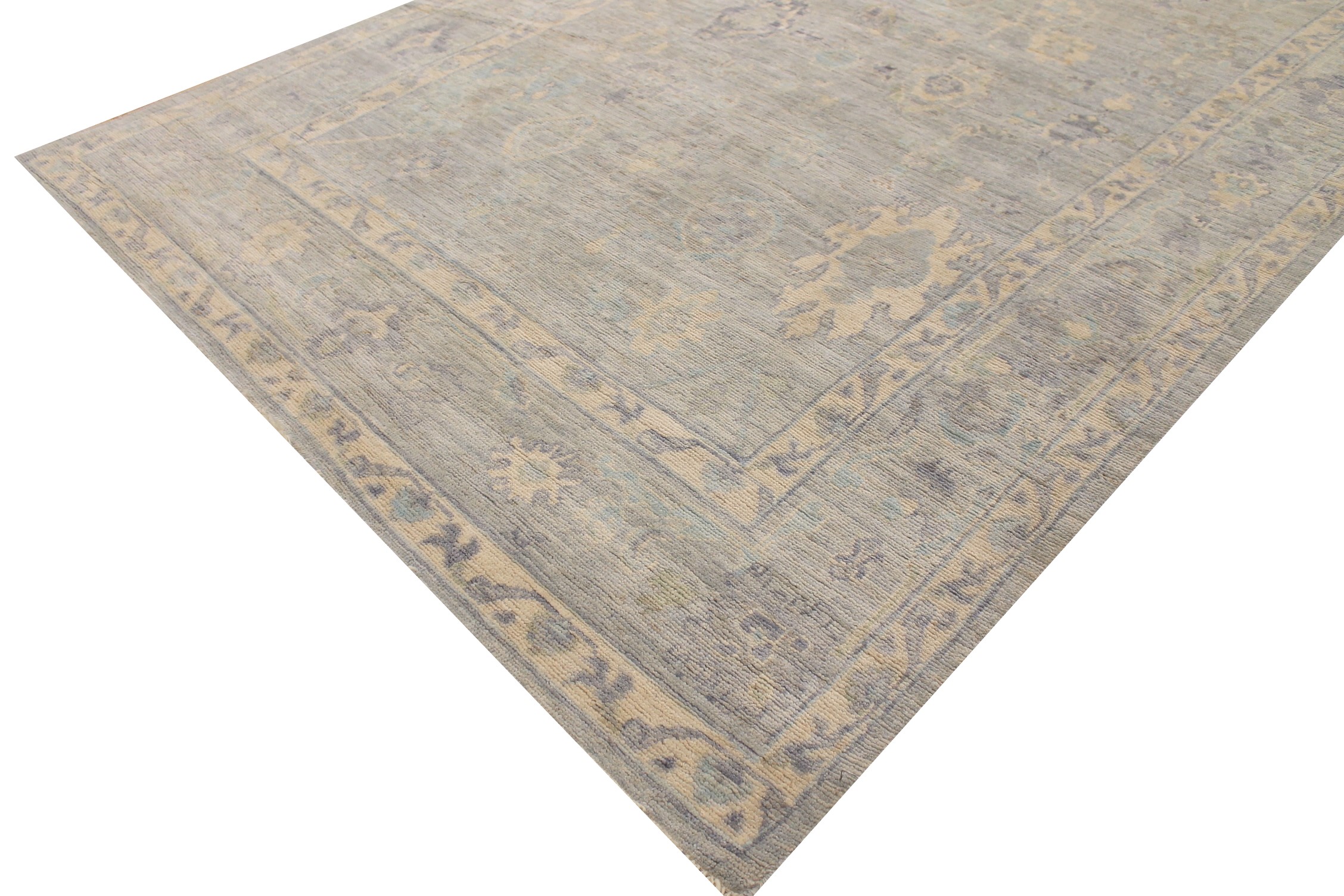 6x9 Oushak Hand Knotted Wool Area Rug - MR028083