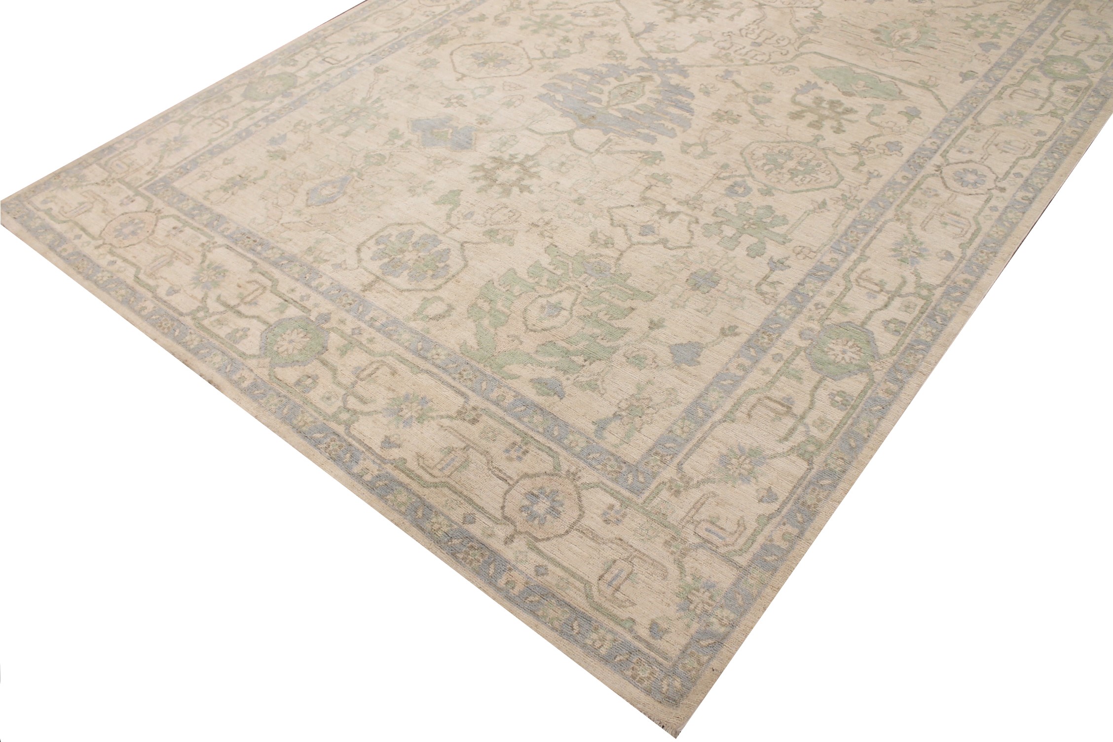 9x12 Oushak Hand Knotted Wool Area Rug - MR028087