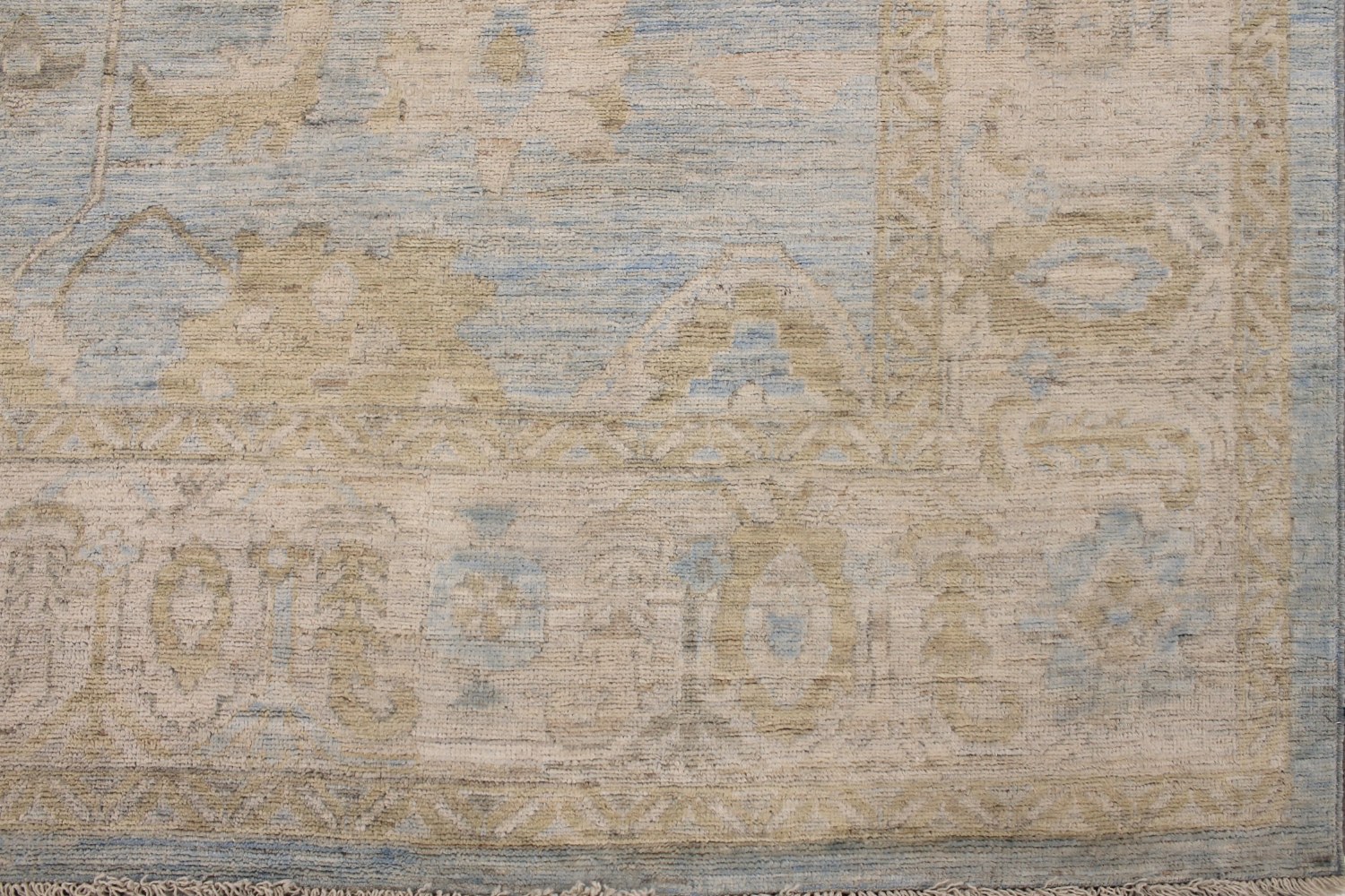 9x12 Oushak Hand Knotted Wool Area Rug - MR028091