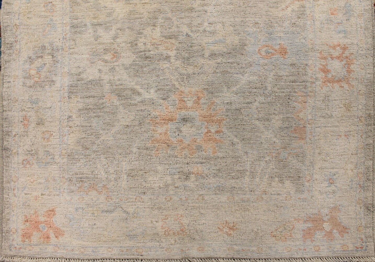 4x6 Oushak Hand Knotted Wool Area Rug - MR028113