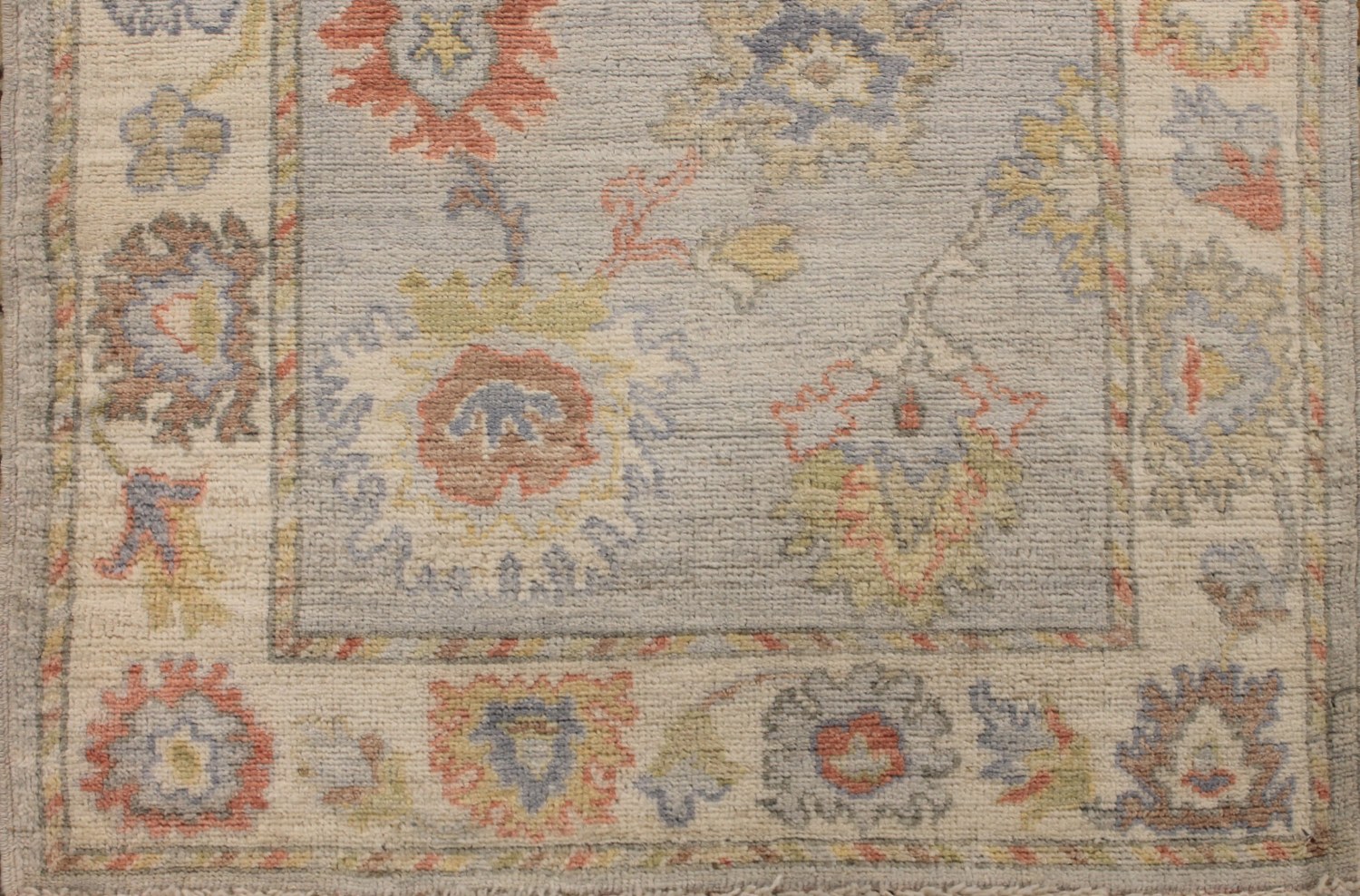 8 ft. Runner Oushak Hand Knotted Wool Area Rug - MR028120