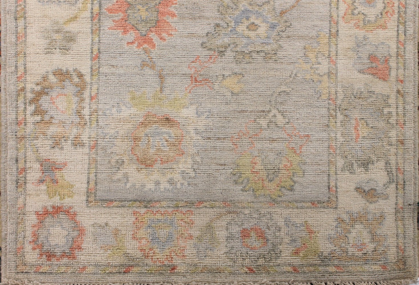 8 ft. Runner Oushak Hand Knotted Wool Area Rug - MR028138