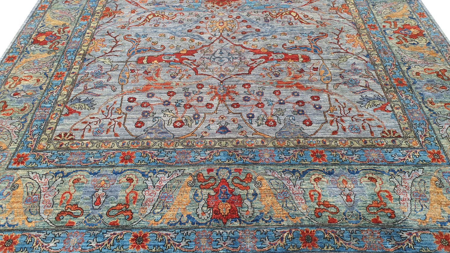 10x14 Aryana & Antique Revivals Hand Knotted Wool Area Rug - MR028164
