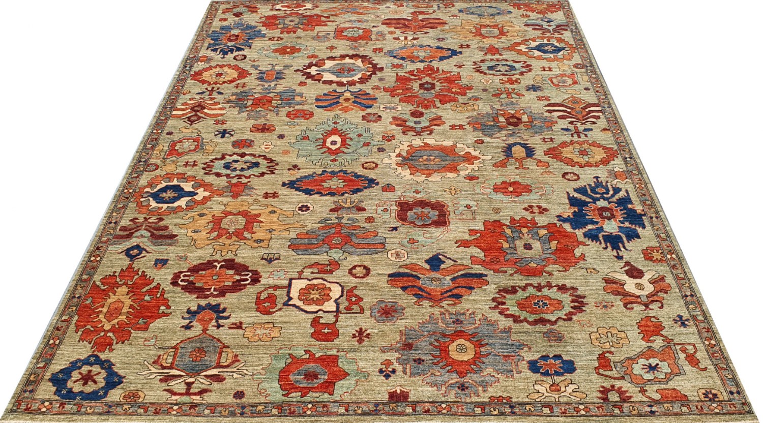 9x12 Aryana & Antique Revivals Hand Knotted Wool Area Rug - MR028166
