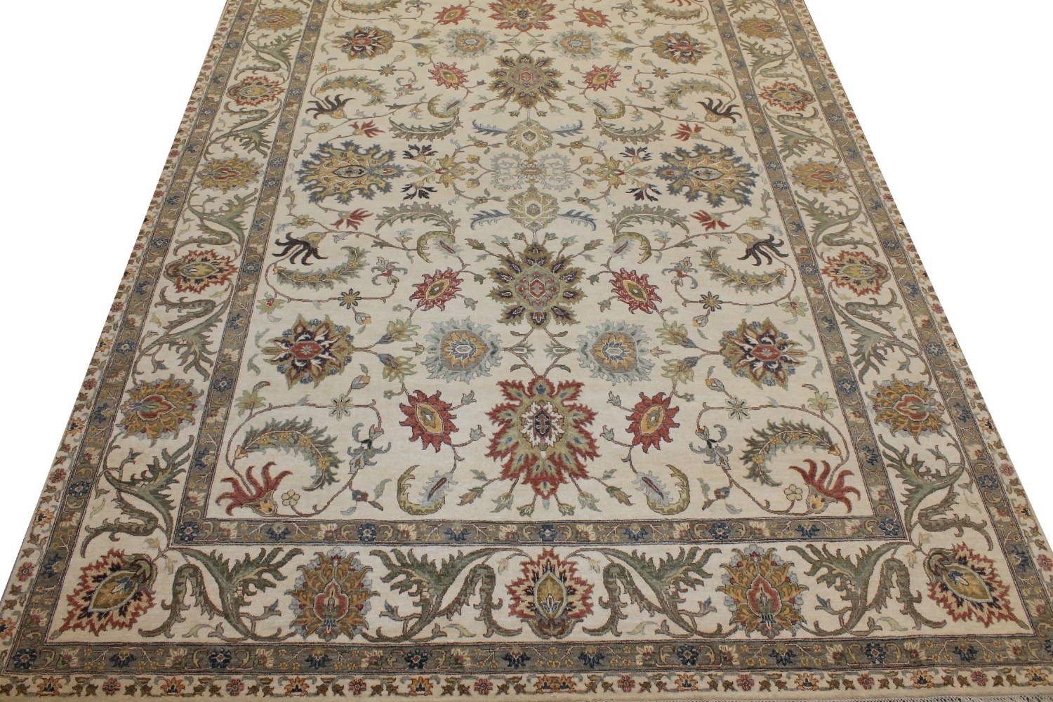 10x14 Traditional Hand Knotted Wool Area Rug - MR028189