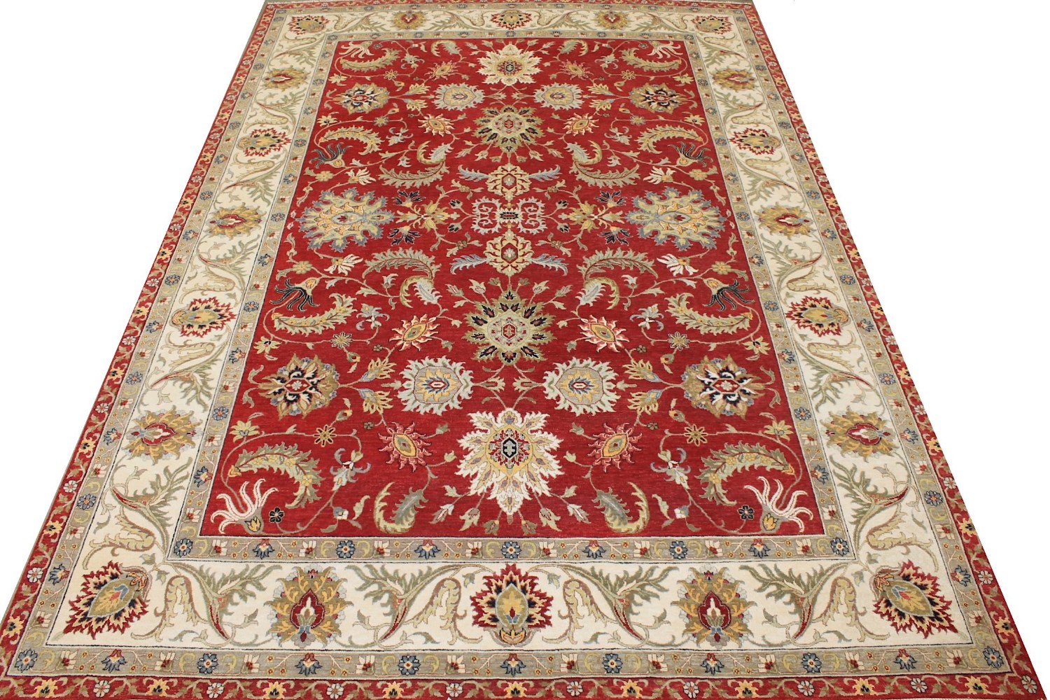 10x14 Traditional Hand Knotted Wool Area Rug - MR028190