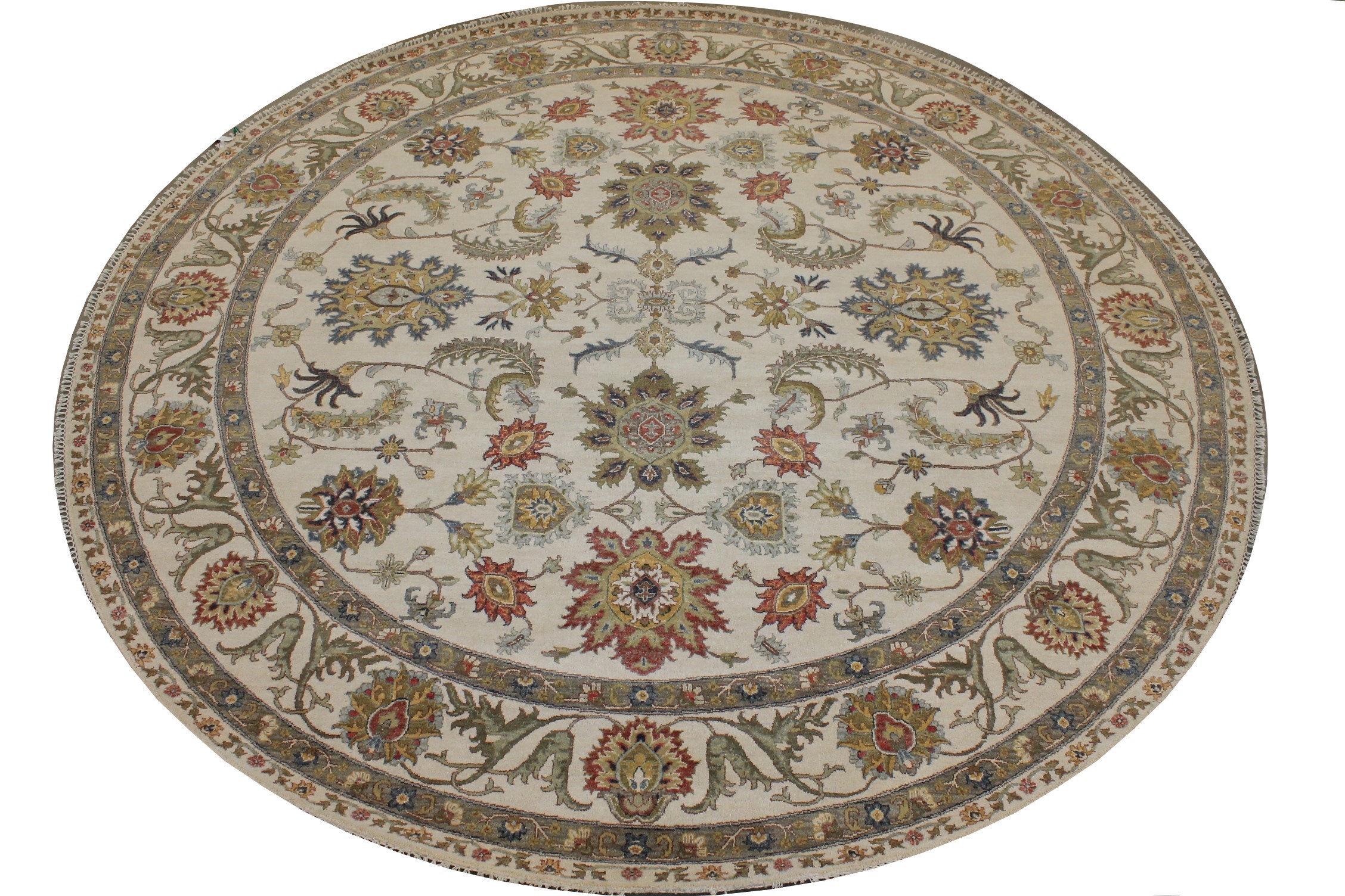 9 ft. & Over Round & Square Traditional Hand Knotted Wool Area Rug - MR028192