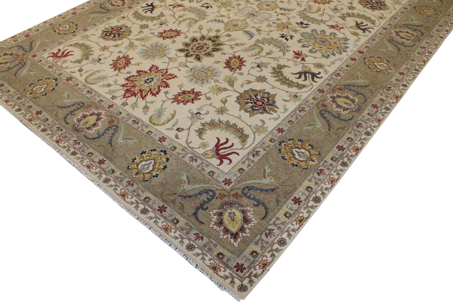 10x14 Traditional Hand Knotted Wool Area Rug - MR028202