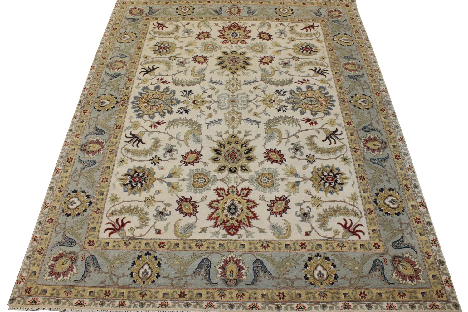 8x10 Traditional Hand Knotted Wool Area Rug - MR028203