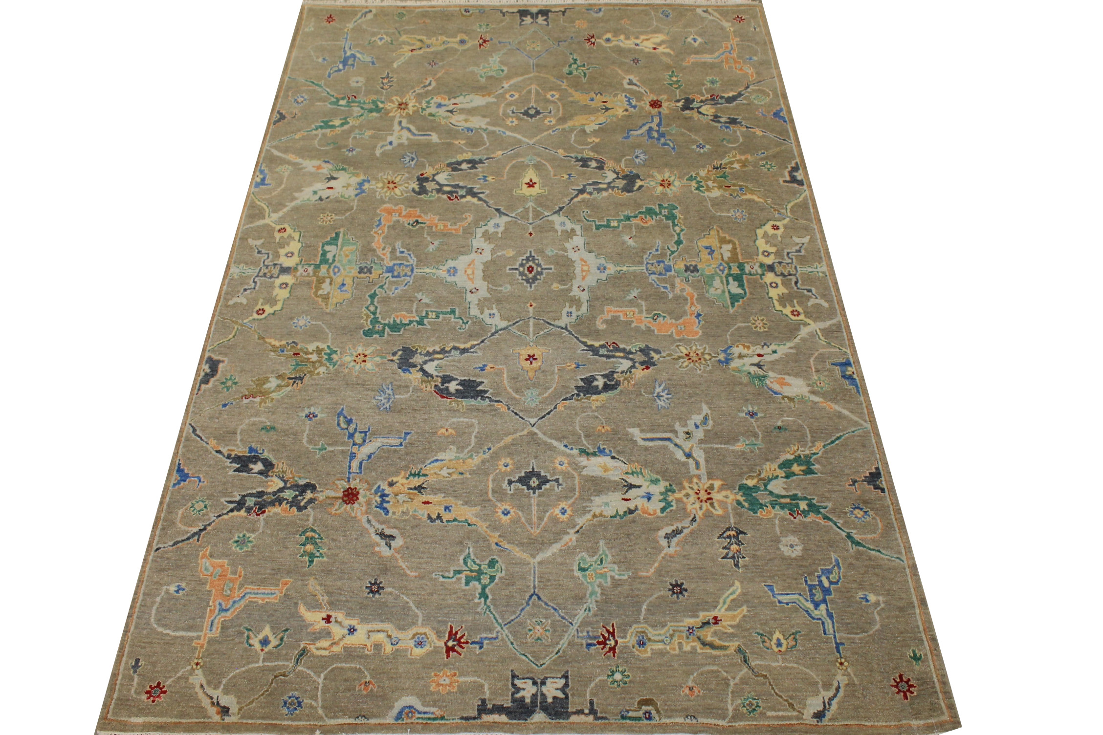 6x9 Traditional Hand Knotted Wool Area Rug - MR028205