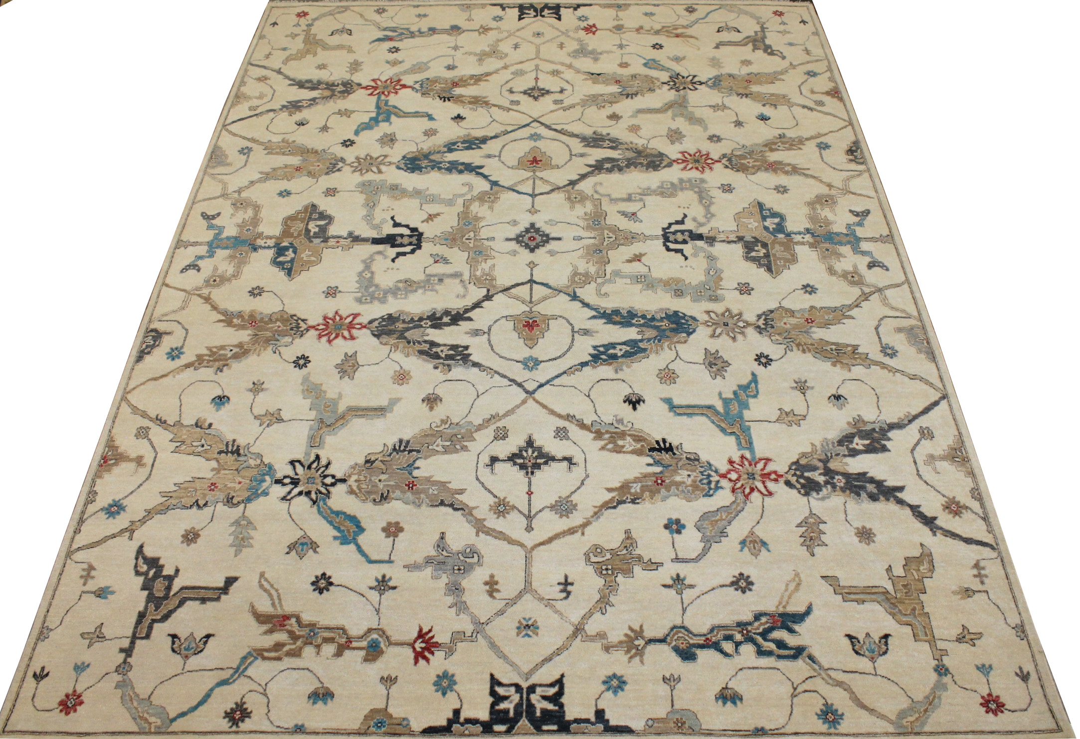 9x12 Traditional Hand Knotted Wool Area Rug - MR028228