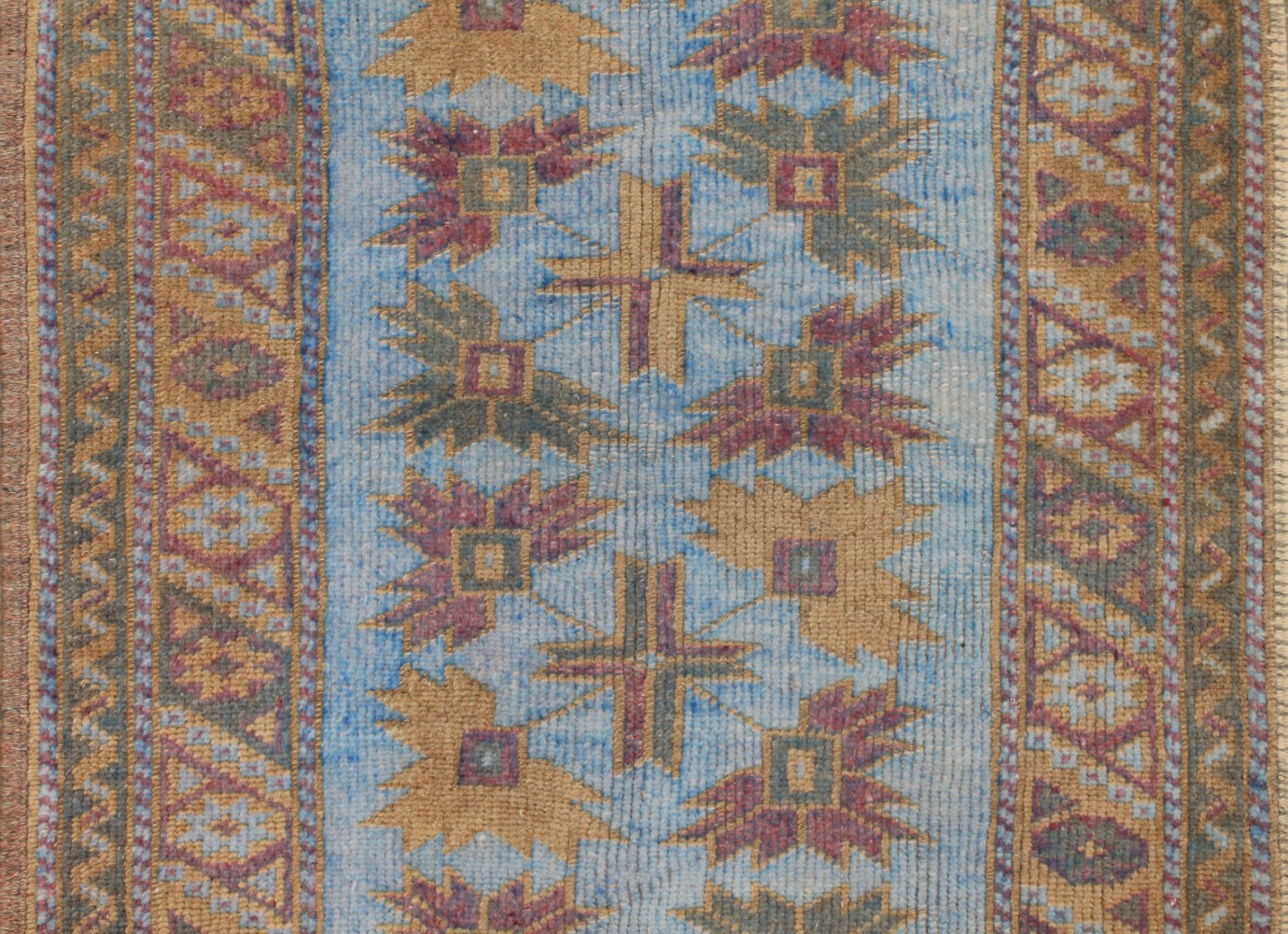8 ft. Runner Anatolia Hand Knotted Wool Area Rug - MR028242