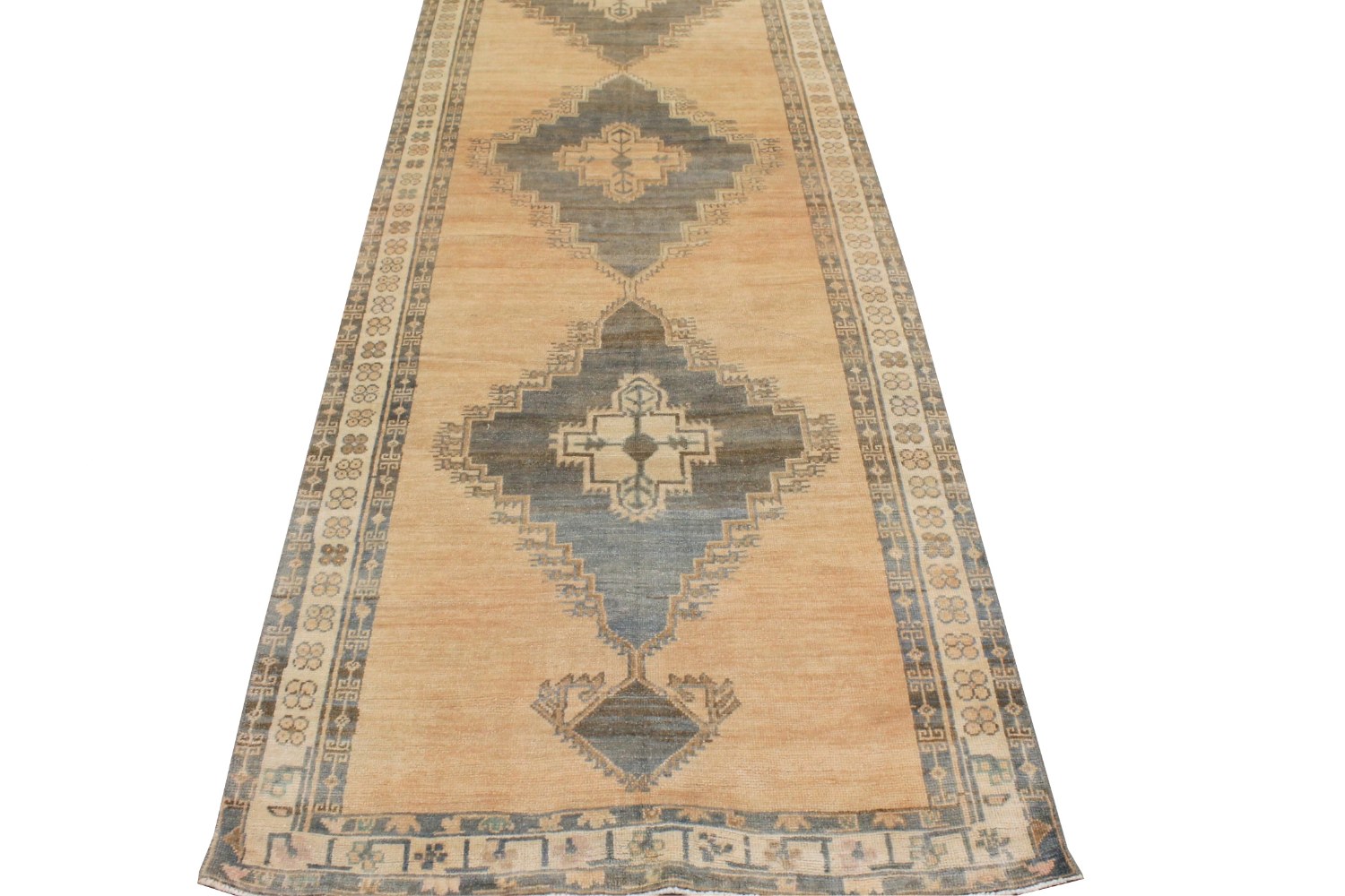 Wide Runner Anatolia Hand Knotted Wool Area Rug - MR028244
