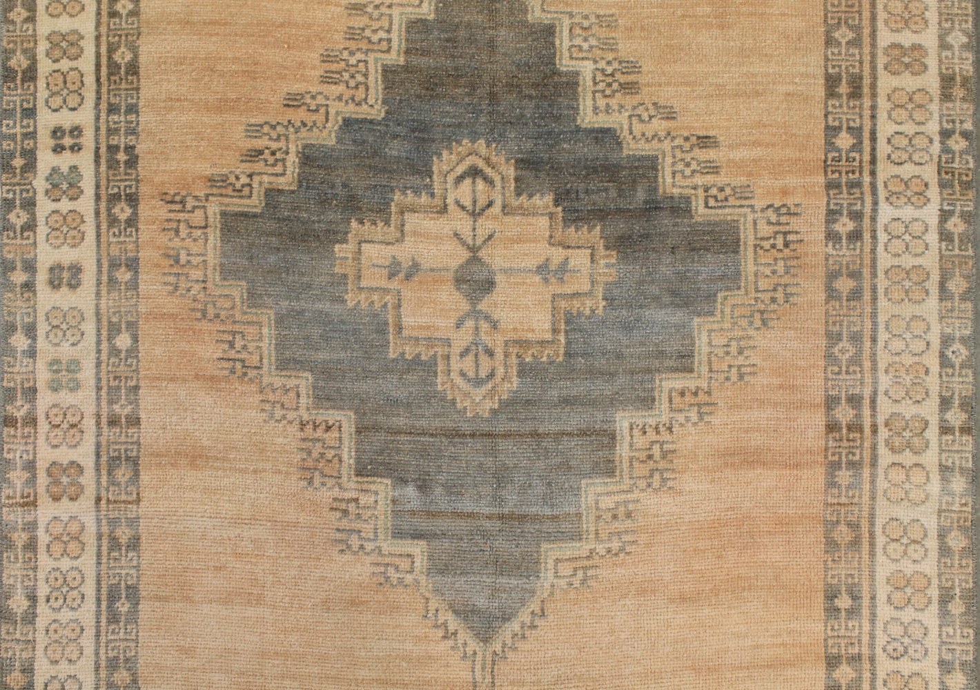 Wide Runner Anatolia Hand Knotted Wool Area Rug - MR028244