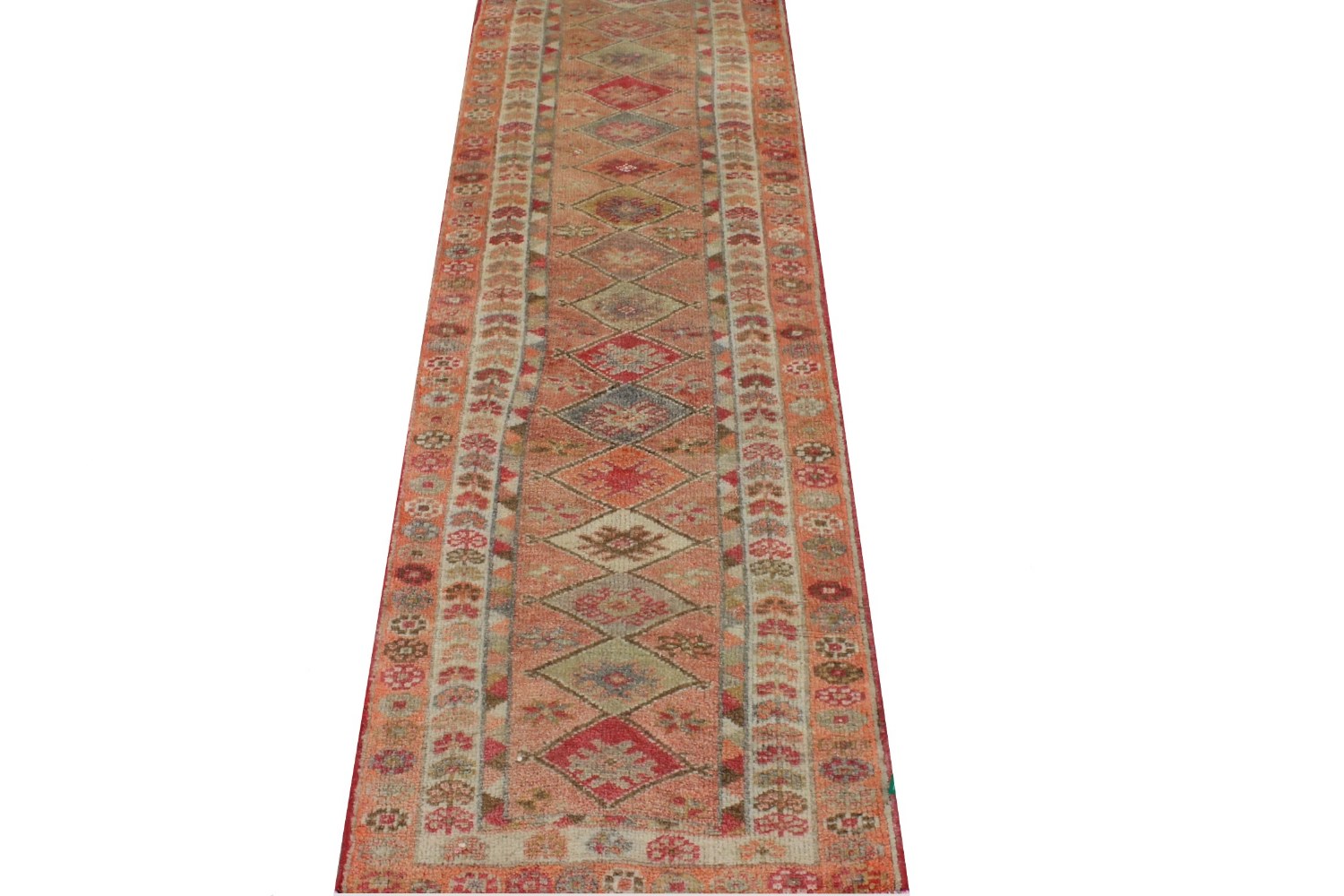 12 ft. Runner Anatolia Hand Knotted Wool Area Rug - MR028250