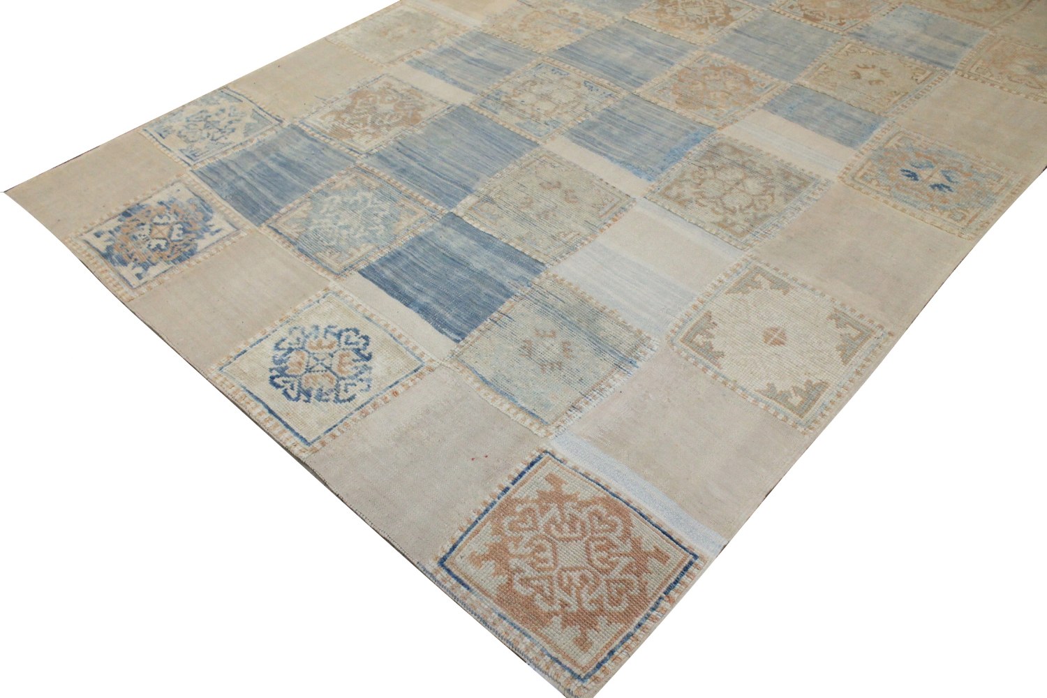 9x12 Oushak Hand Knotted Wool Area Rug - MR028271