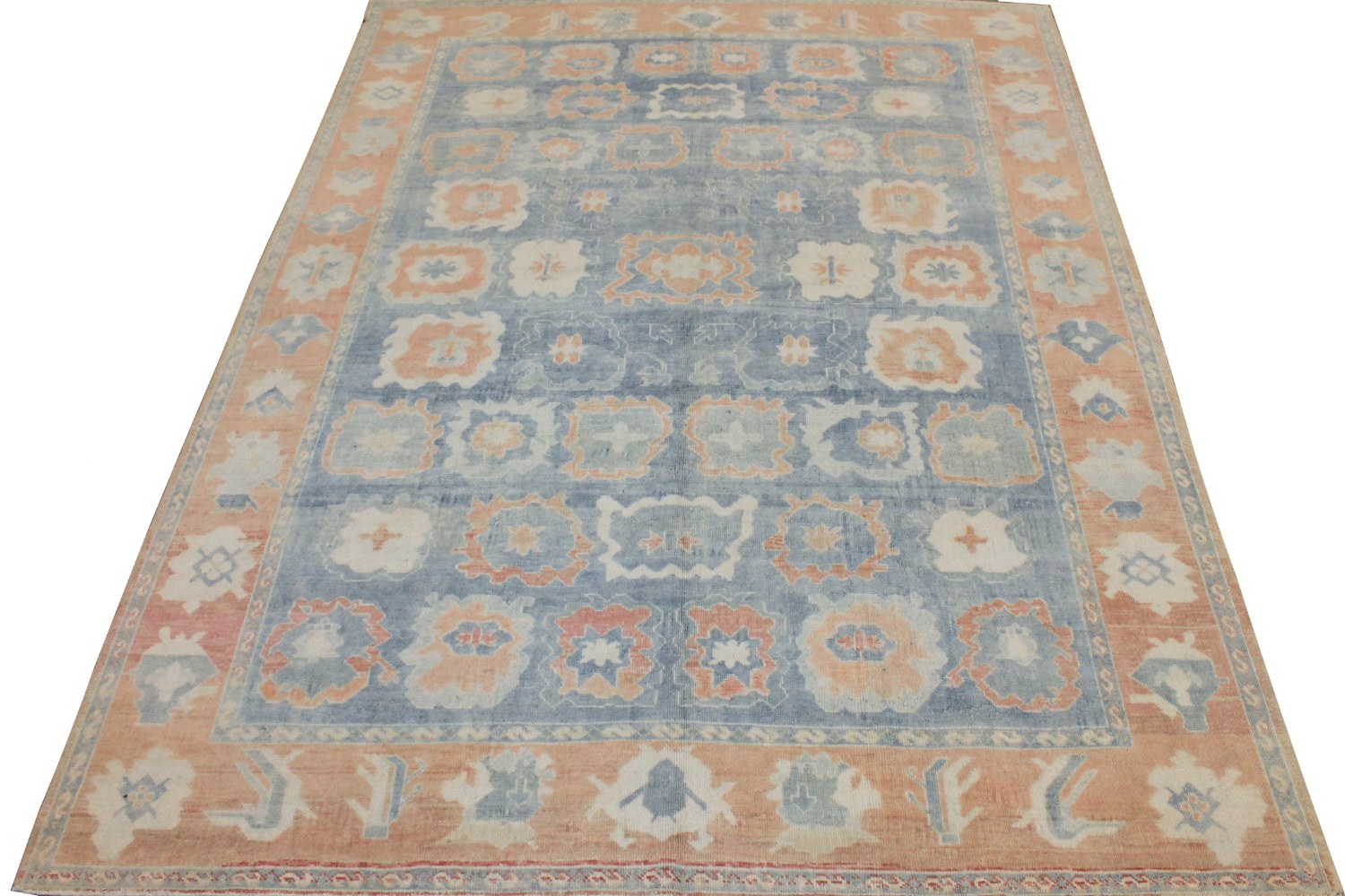 8x10 Oushak Hand Knotted Wool Area Rug - MR028278