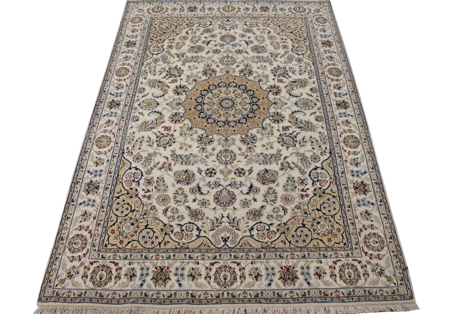 5x7/8 Traditional Hand Knotted Wool Area Rug - MR028301