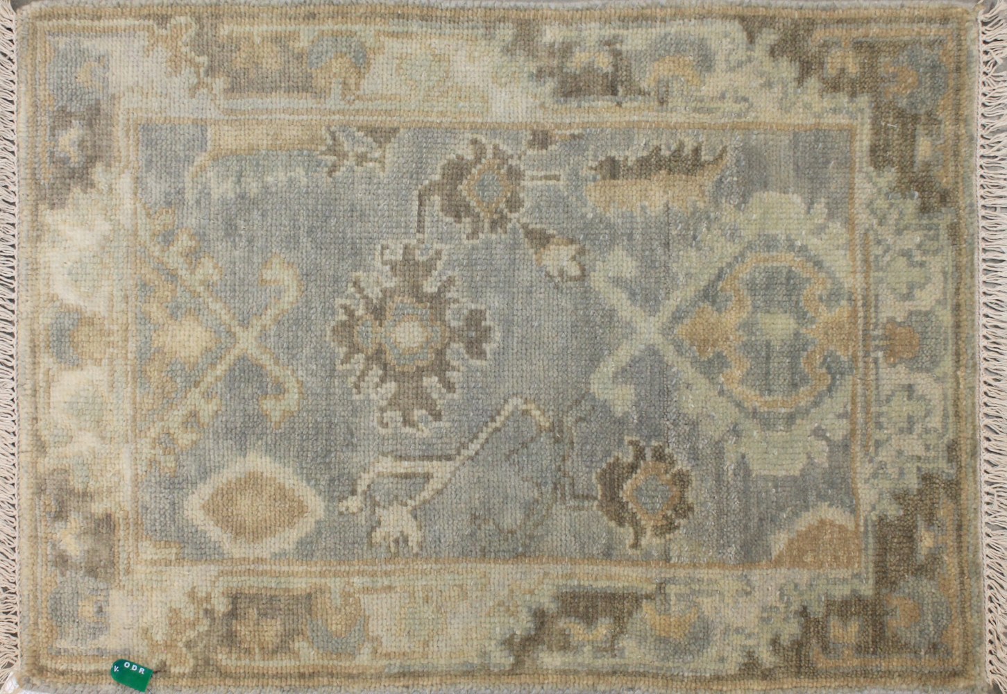 2X3 Oushak Hand Knotted Wool Area Rug - MR028313