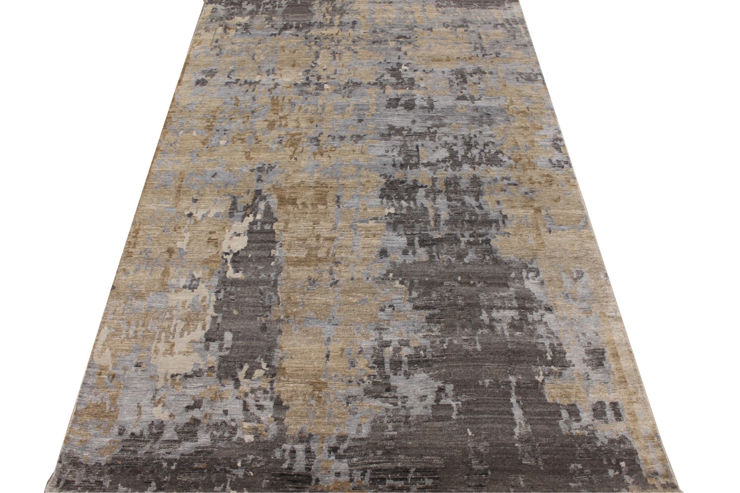 6x9 Modern Hand Knotted Wool Area Rug - MR028323