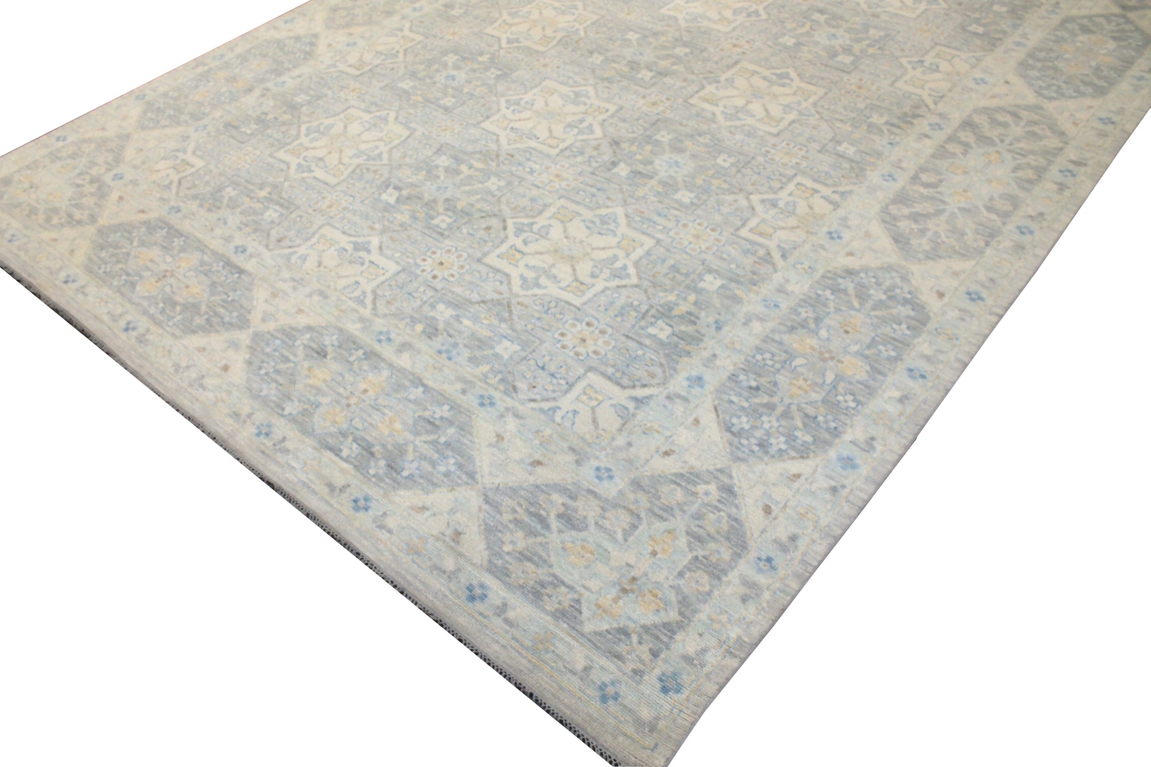 10x14 Oushak Hand Knotted Wool Area Rug - MR028369
