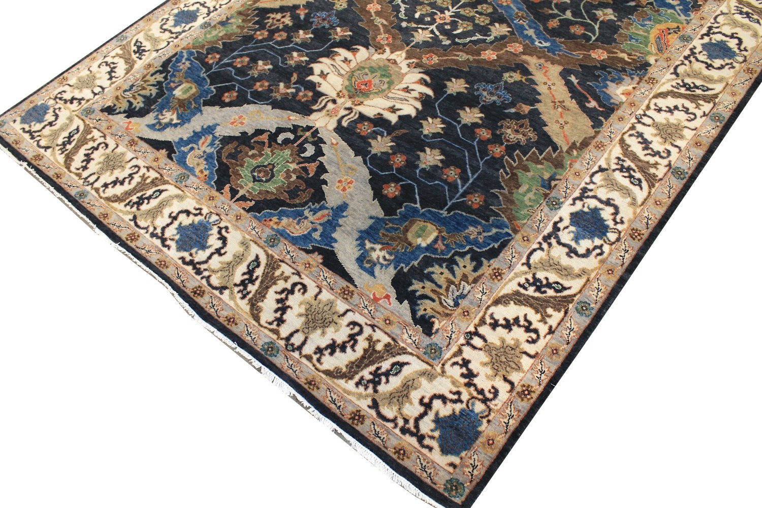 8x10 Traditional Hand Knotted Wool Area Rug - MR028377