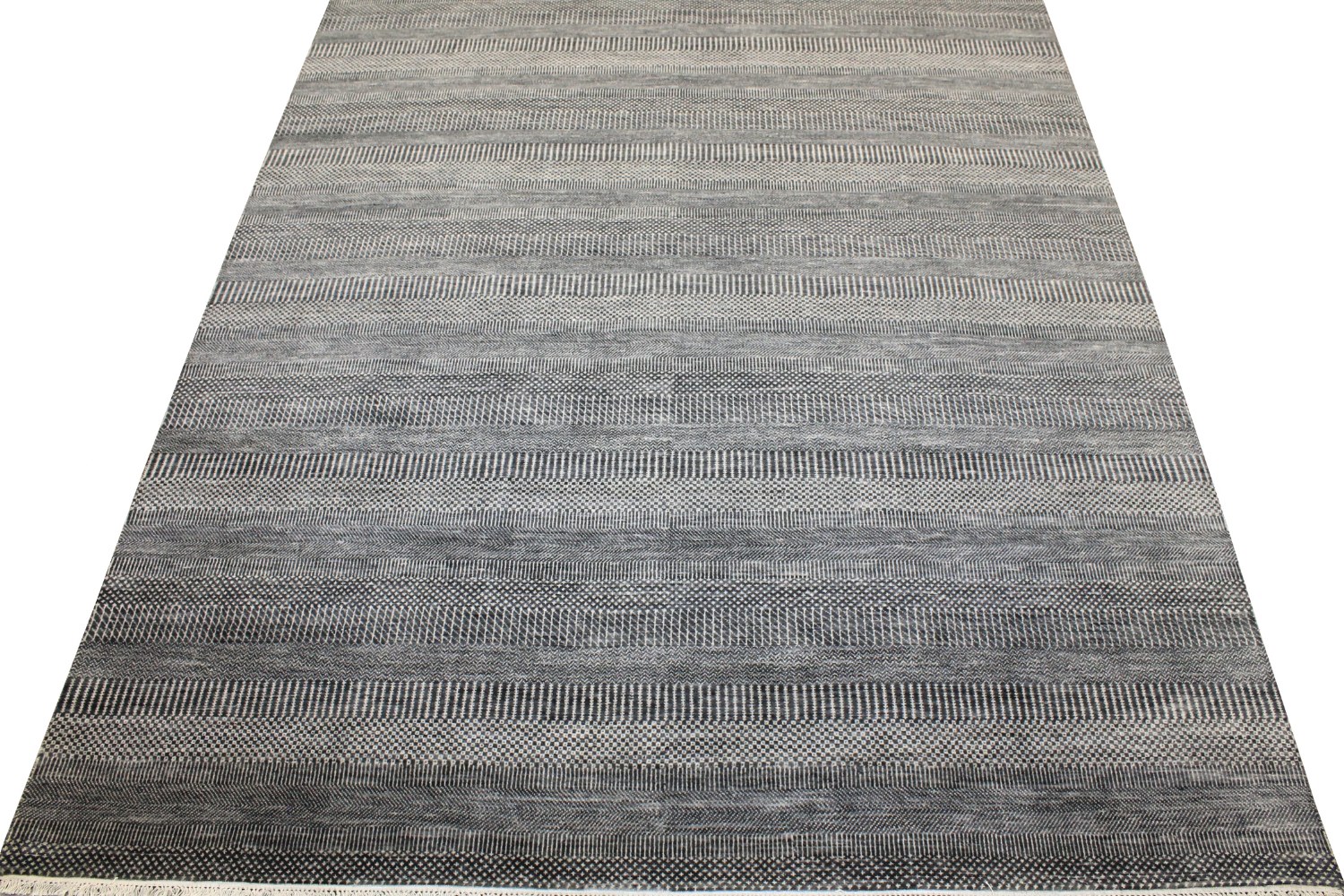 8x10 Casual Hand Knotted Wool Area Rug - MR028382