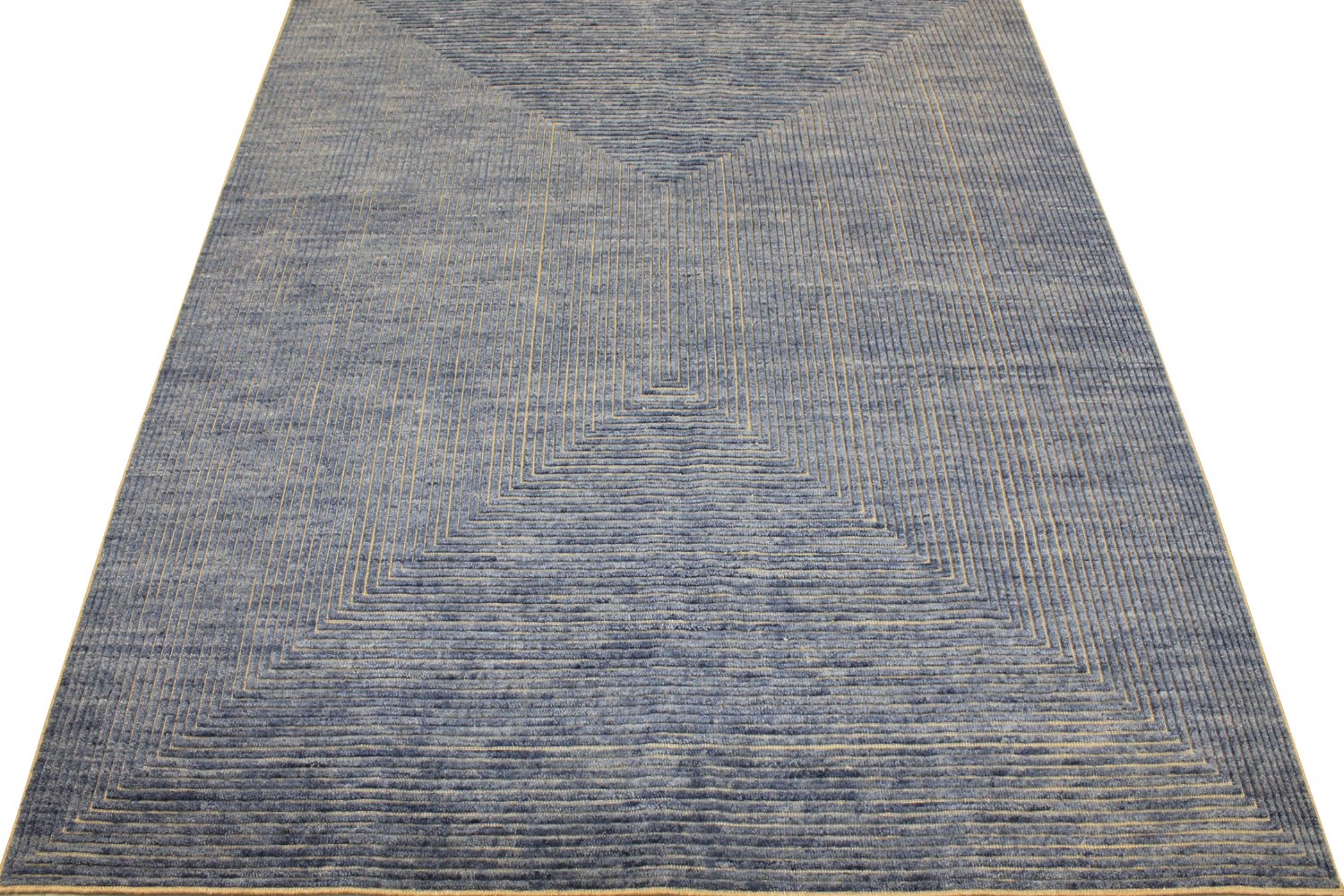 8x10 Casual Hand Knotted Wool Area Rug - MR028399
