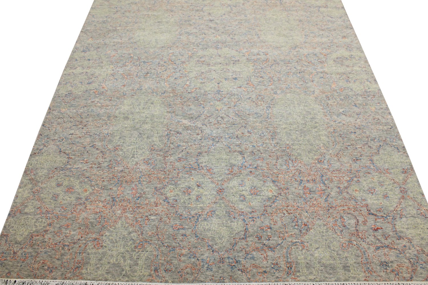 9x12 Oushak Hand Knotted Wool Area Rug - MR028400