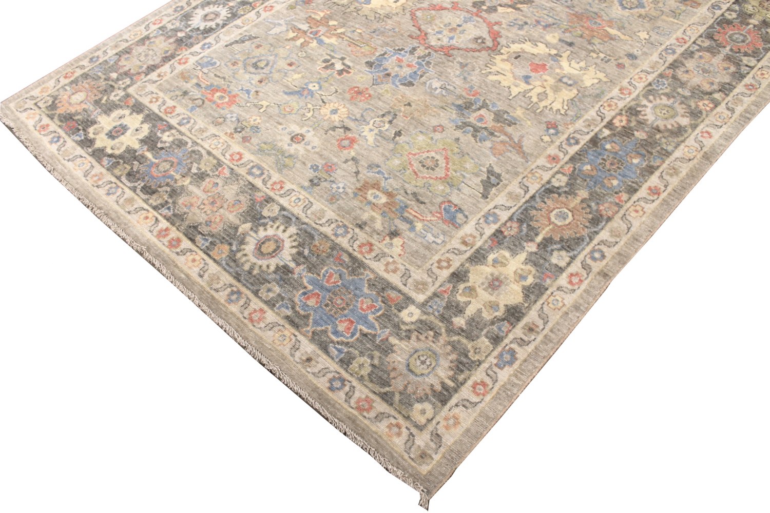 8x10 Oushak Hand Knotted Wool Area Rug - MR028417
