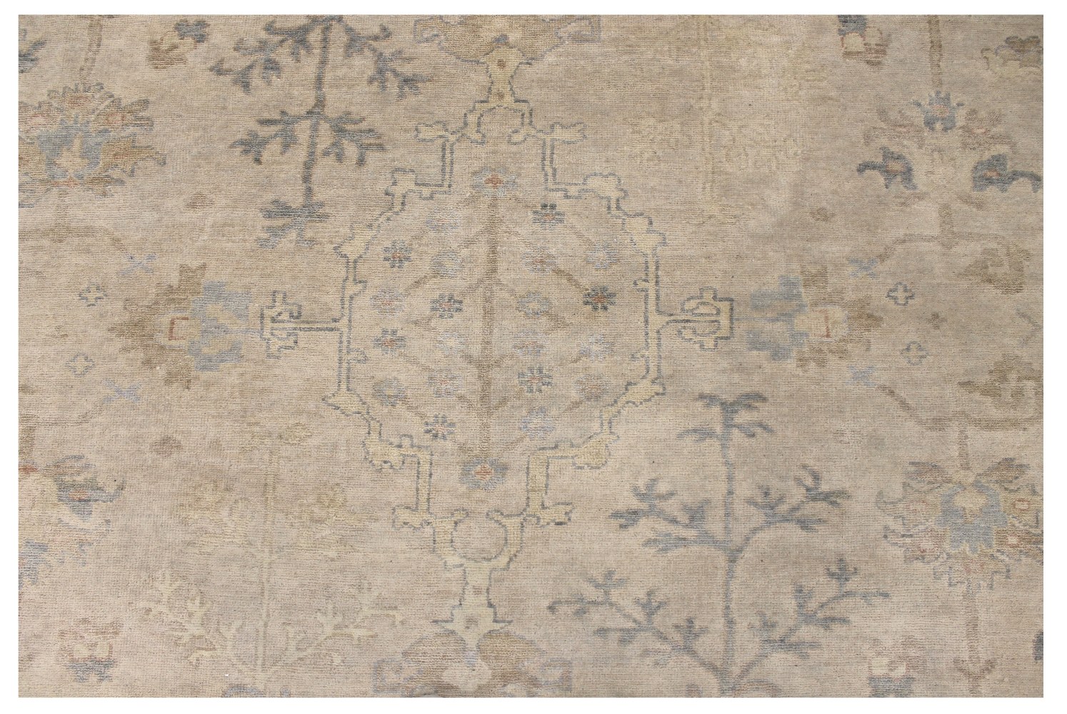 9x12 Oushak Hand Knotted Wool Area Rug - MR028498