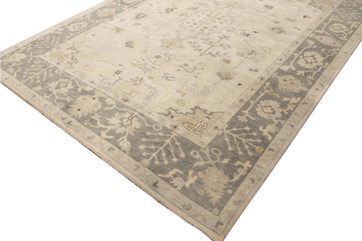 10x14 Oushak Hand Knotted Wool Area Rug - MR028502