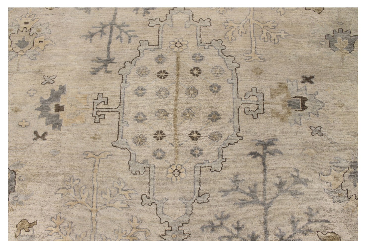 10x14 Oushak Hand Knotted Wool Area Rug - MR028502