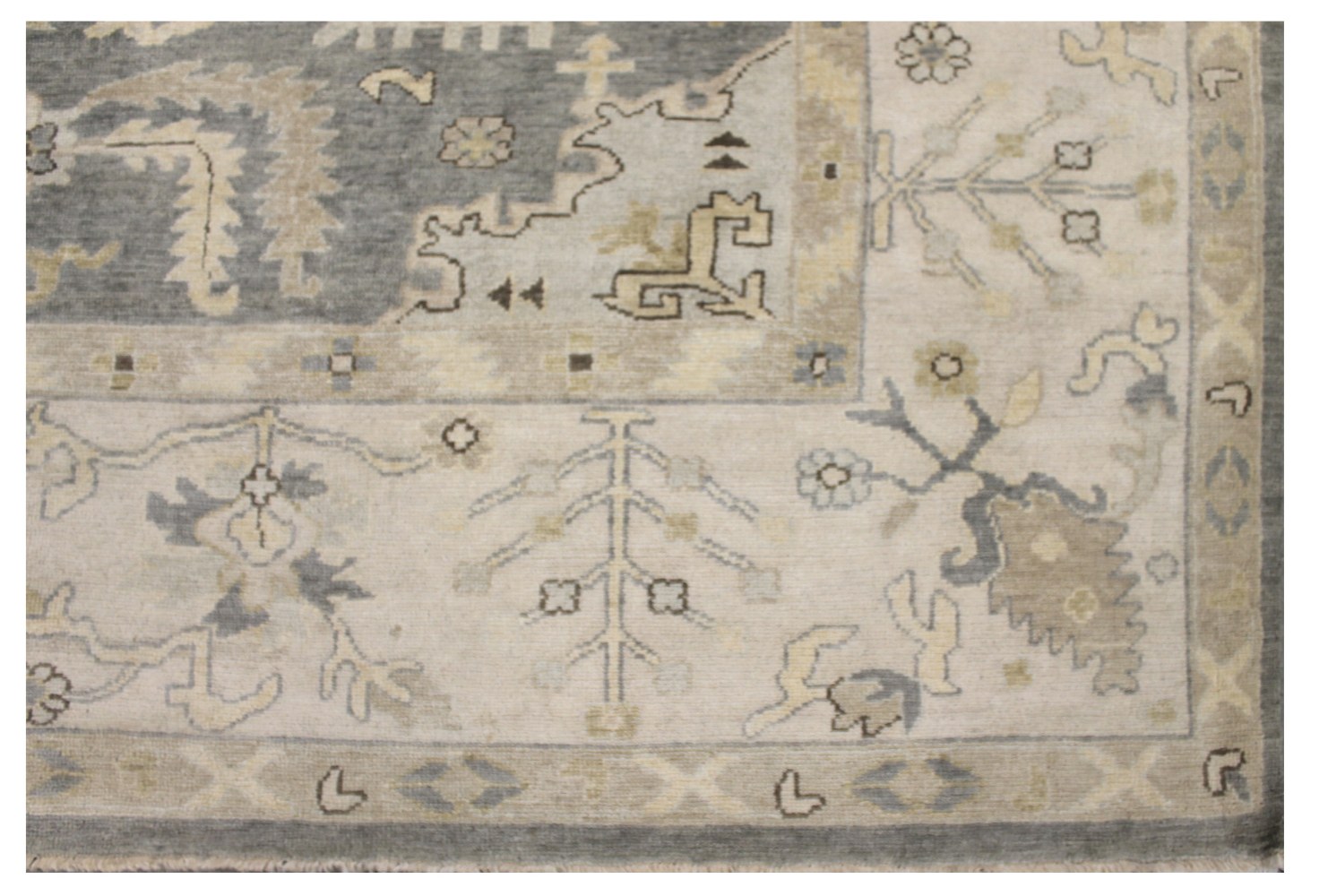 9x12 Oushak Hand Knotted Wool Area Rug - MR028503