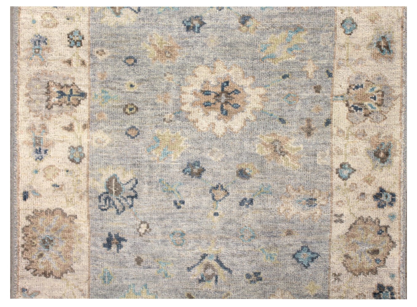 12 ft. Runner Oushak Hand Knotted Wool Area Rug - MR028507