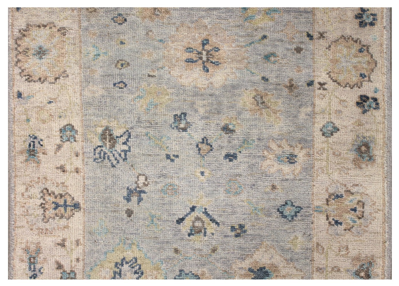 10 ft. Runner Oushak Hand Knotted Wool Area Rug - MR028508