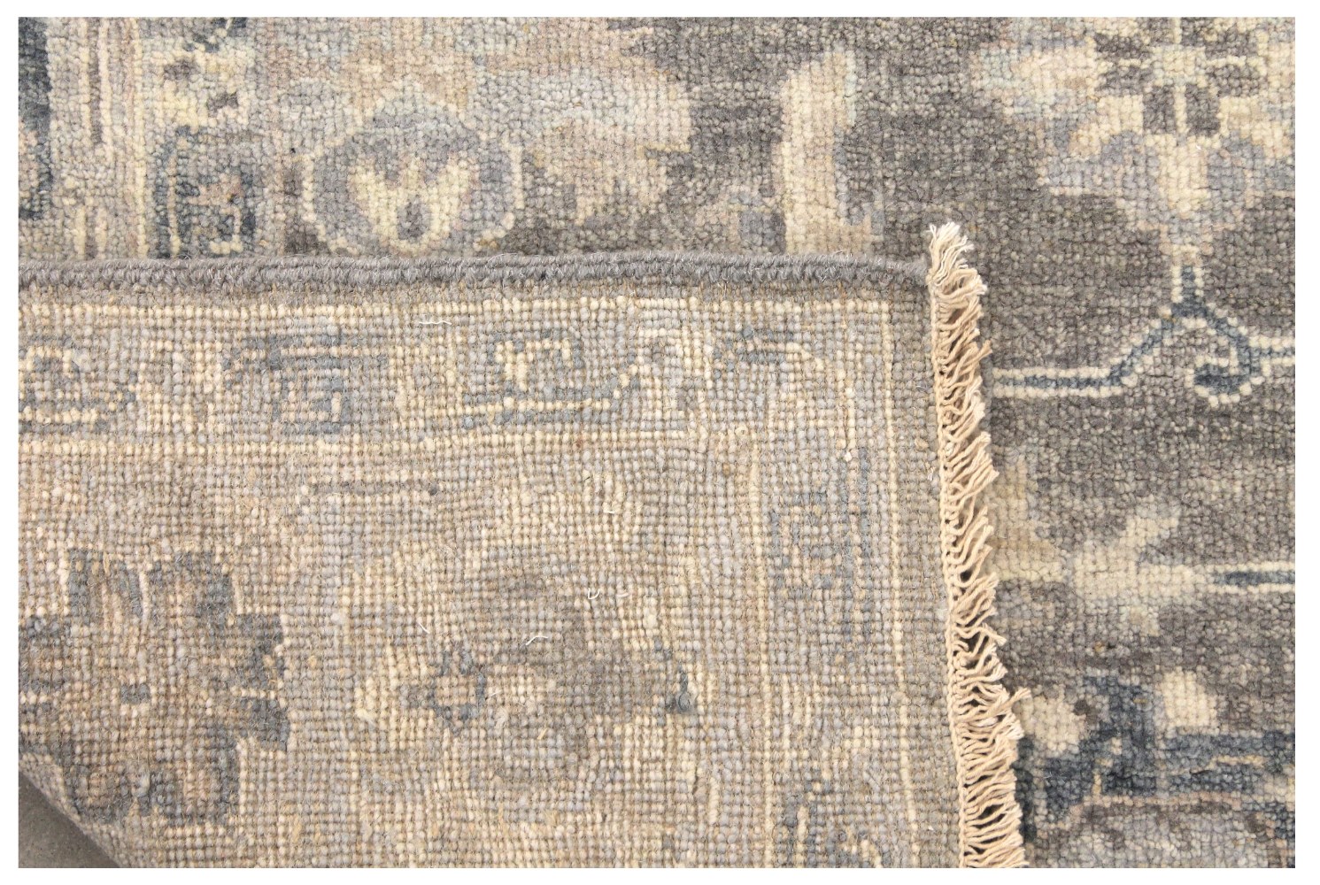 6x9 Oushak Hand Knotted Wool Area Rug - MR028510