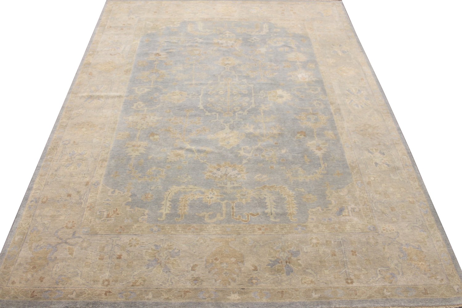 9x12 Oushak Hand Knotted Wool Area Rug - MR028511