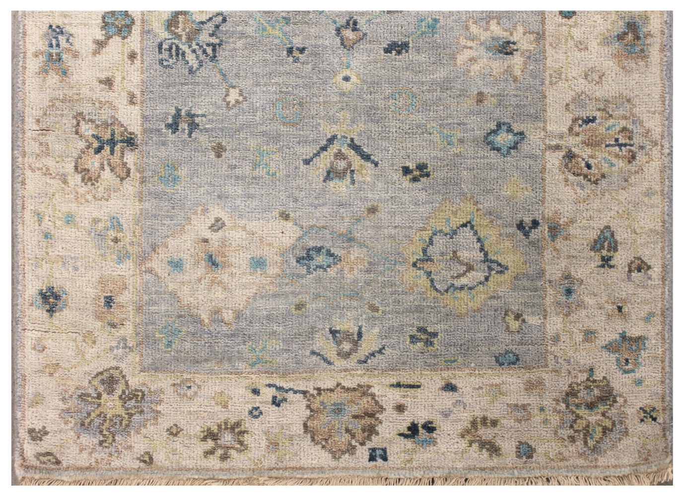 12 ft. Runner Oushak Hand Knotted Wool Area Rug - MR028516