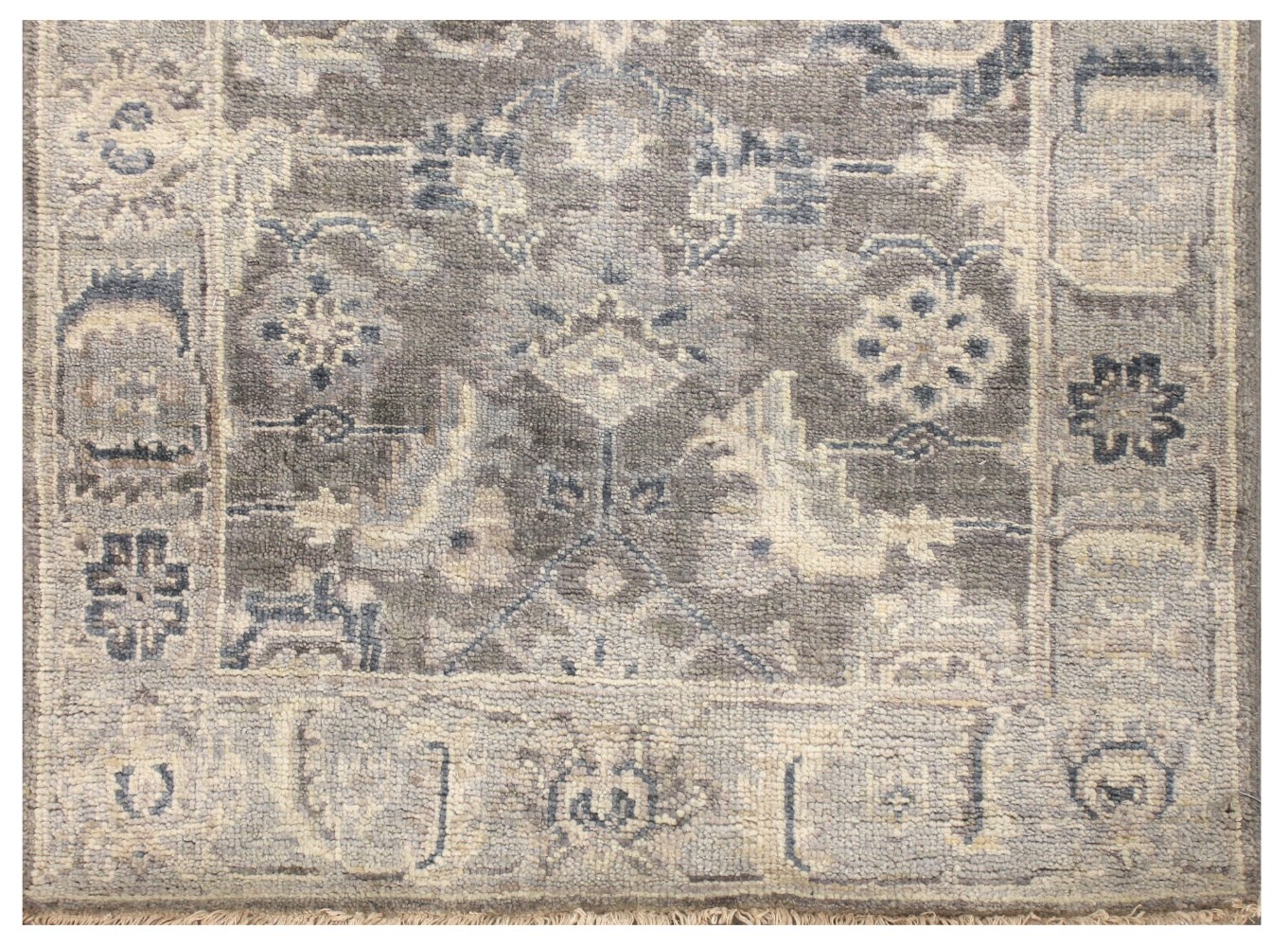 10 ft. Runner Oushak Hand Knotted Wool Area Rug - MR028518