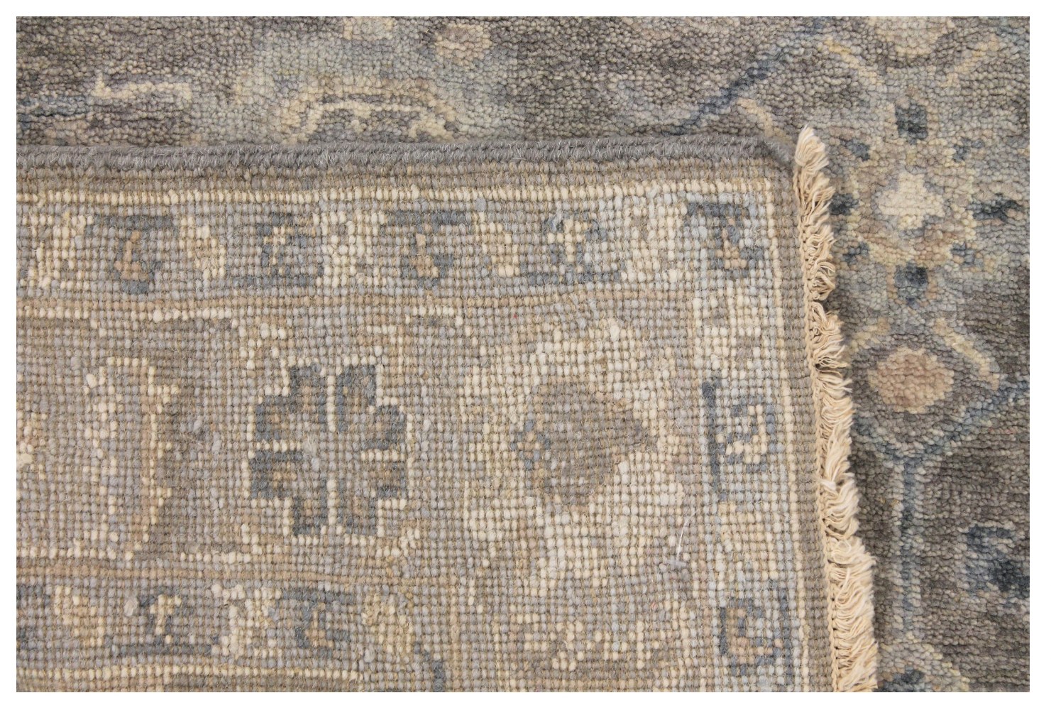 4x6 Oushak Hand Knotted Wool Area Rug - MR028521