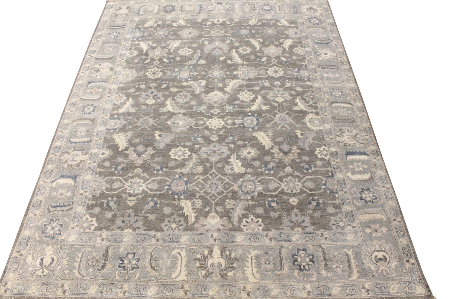 9x12 Oushak Hand Knotted Wool Area Rug - MR028523