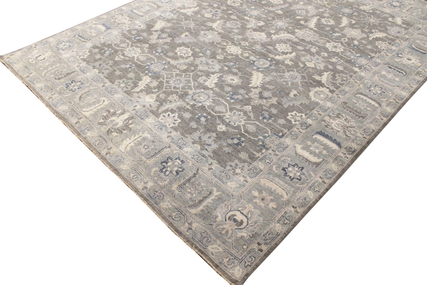 9x12 Oushak Hand Knotted Wool Area Rug - MR028523