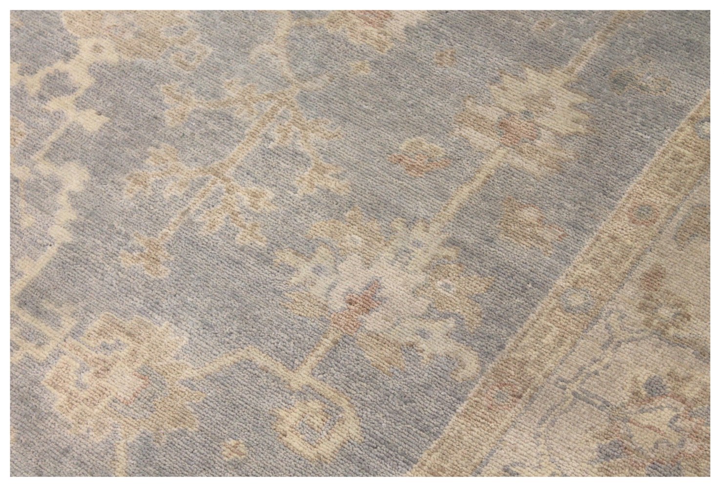 6x9 Oushak Hand Knotted Wool Area Rug - MR028526