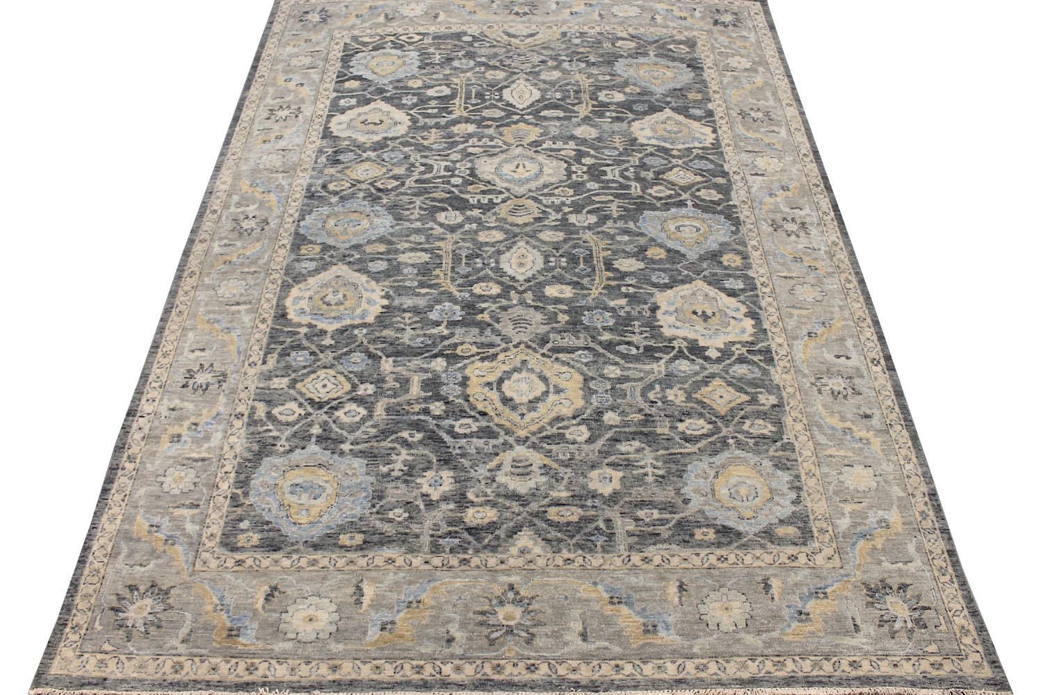 9x12  Hand Knotted Wool Area Rug - MR028541