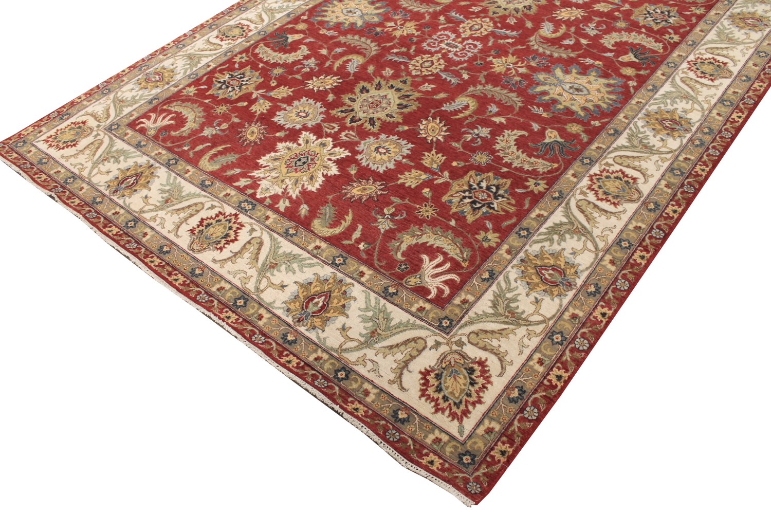 9x12 Traditional Hand Knotted Wool Area Rug - MR028550